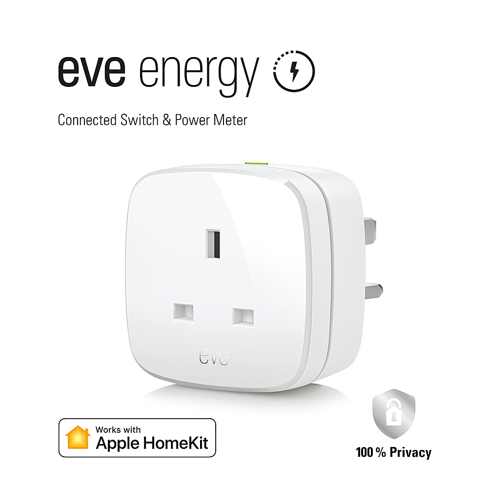 Eve Energy enchufe inteligente con medidor de consumo compatible con  HomeKit por 28€