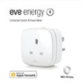 Alt View Zoom 14. Eve Energy - Smart Plug & Power Meter with built-in Schedules, Apple HomeKit, Bluetooth and Thread - White.