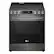 Front. LG - 6.3 Cu. Ft. Smart Slide-In Electric True Convection Range with EasyClean and AirFry - PrintProof Black Stainless Steel.