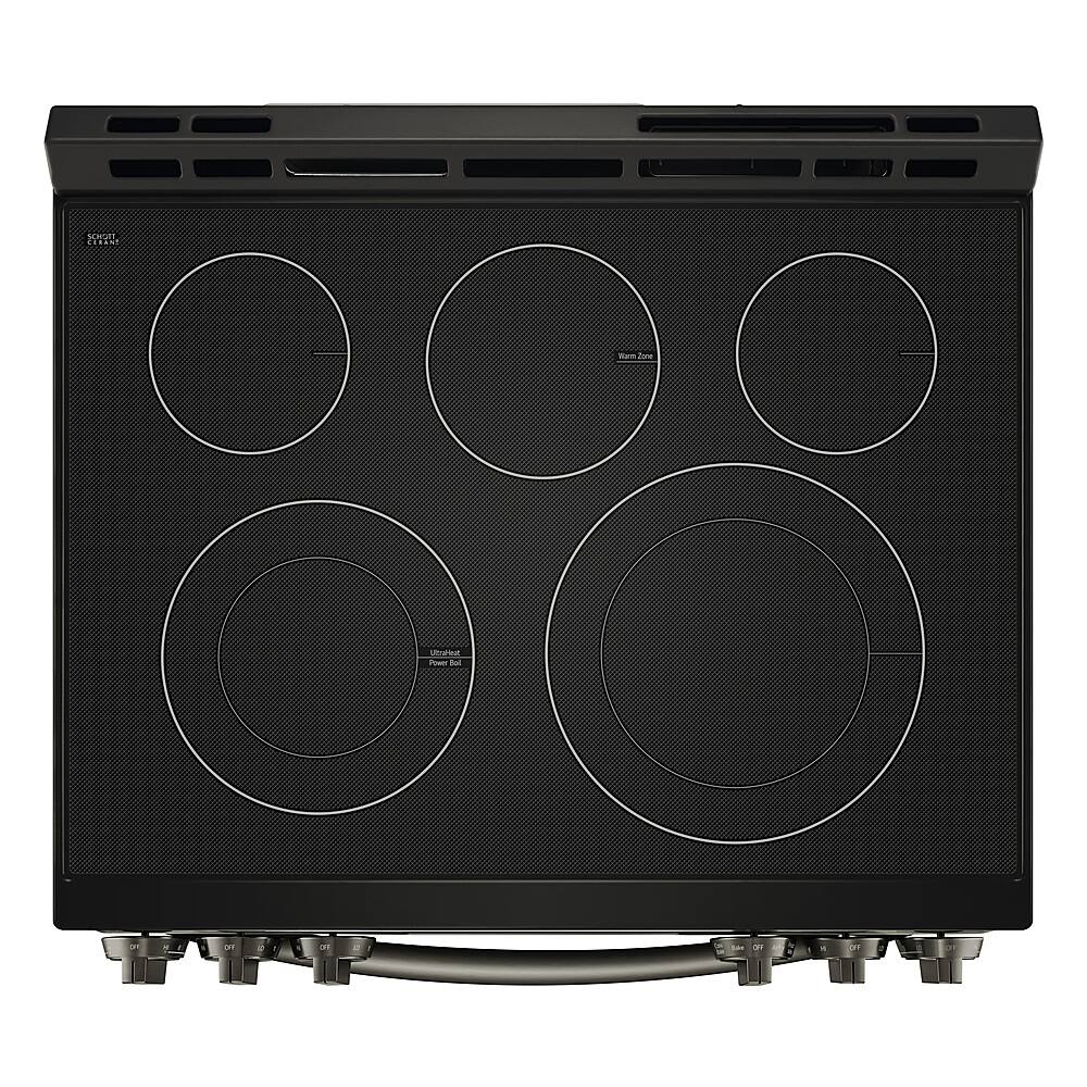 Alt View 13. LG - 6.3 Cu. Ft. Smart Slide-In Electric True Convection Range with EasyClean and AirFry - PrintProof Black Stainless Steel.