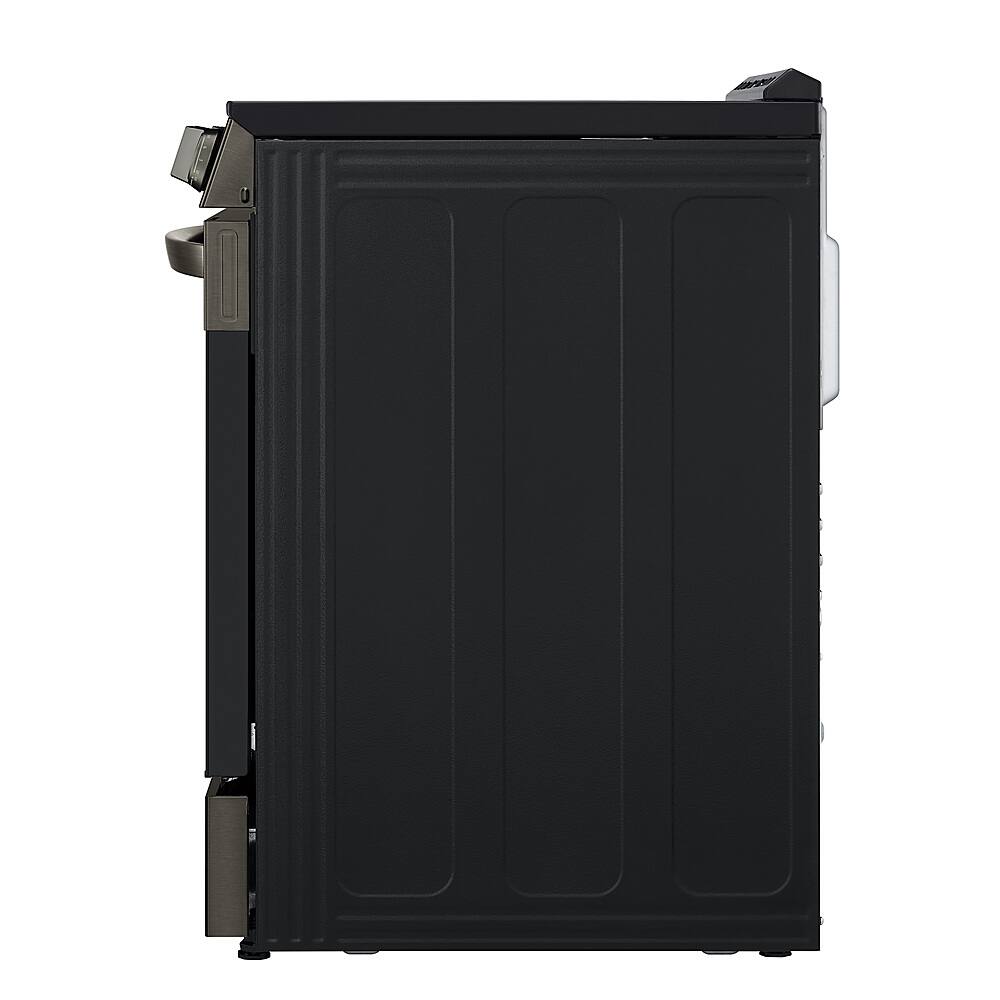 Alt View 14. LG - 6.3 Cu. Ft. Smart Slide-In Electric True Convection Range with EasyClean and AirFry - PrintProof Black Stainless Steel.