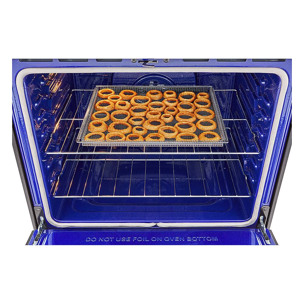 Alt View 19. LG - 6.3 Cu. Ft. Smart Slide-In Electric True Convection Range with EasyClean and AirFry - PrintProof Black Stainless Steel.