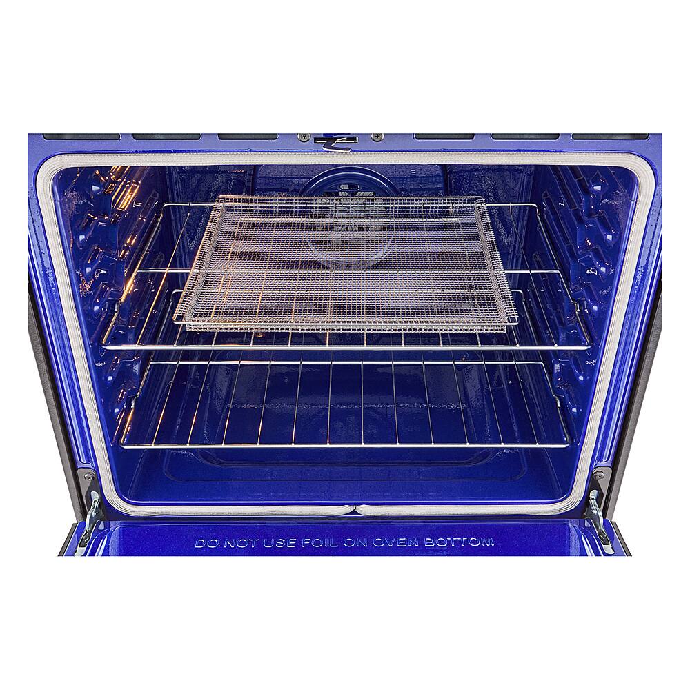 Alt View 20. LG - 6.3 Cu. Ft. Smart Slide-In Electric True Convection Range with EasyClean and AirFry - PrintProof Black Stainless Steel.