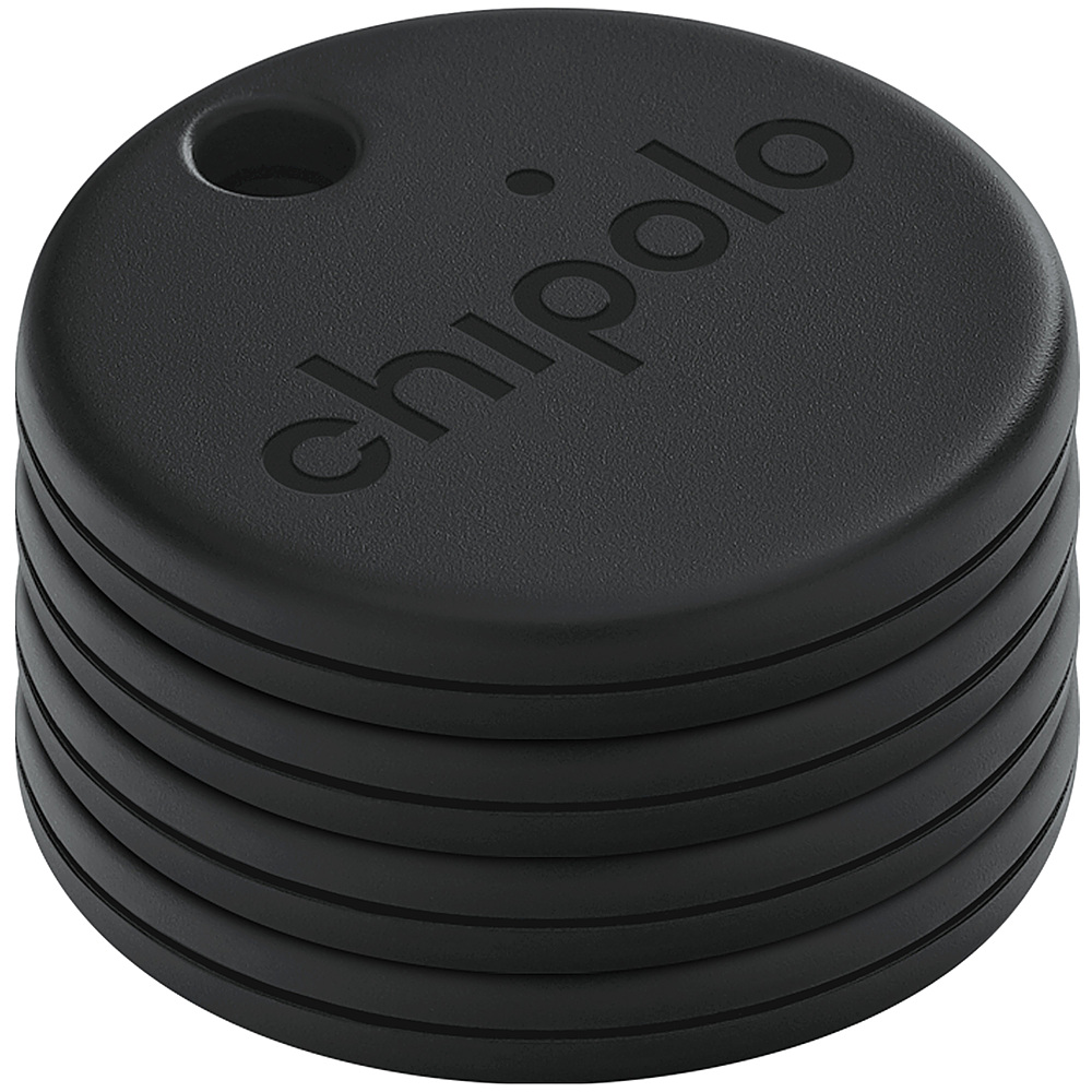 Chipolo - ONE Spot with Apple Find My (4 pk) - Black
