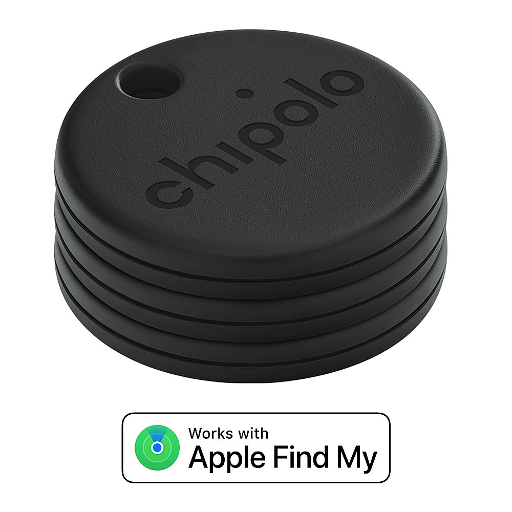 Chipolo - ONE Spot with Apple Find My (3 pk) - Black