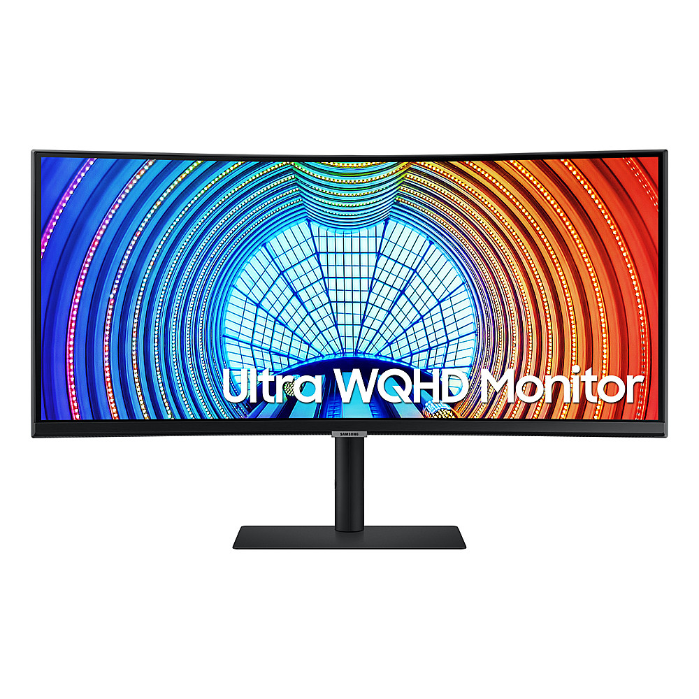 Samsung - S65UA Series 34" Ultra WQHD Monitor (USB-C, USB, LAN, HDMI) - Black