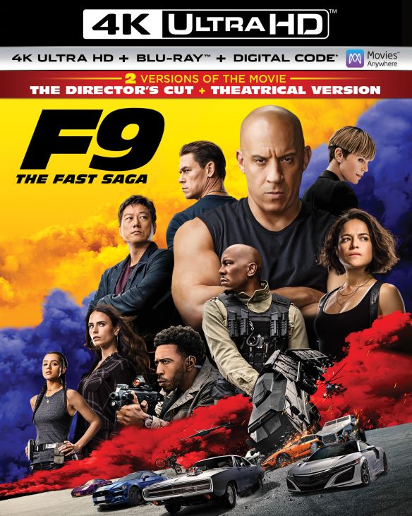  F9: The Fast Saga [Includes Digital Copy] [4K Ultra HD Blu-ray/Blu-ray] [2021]