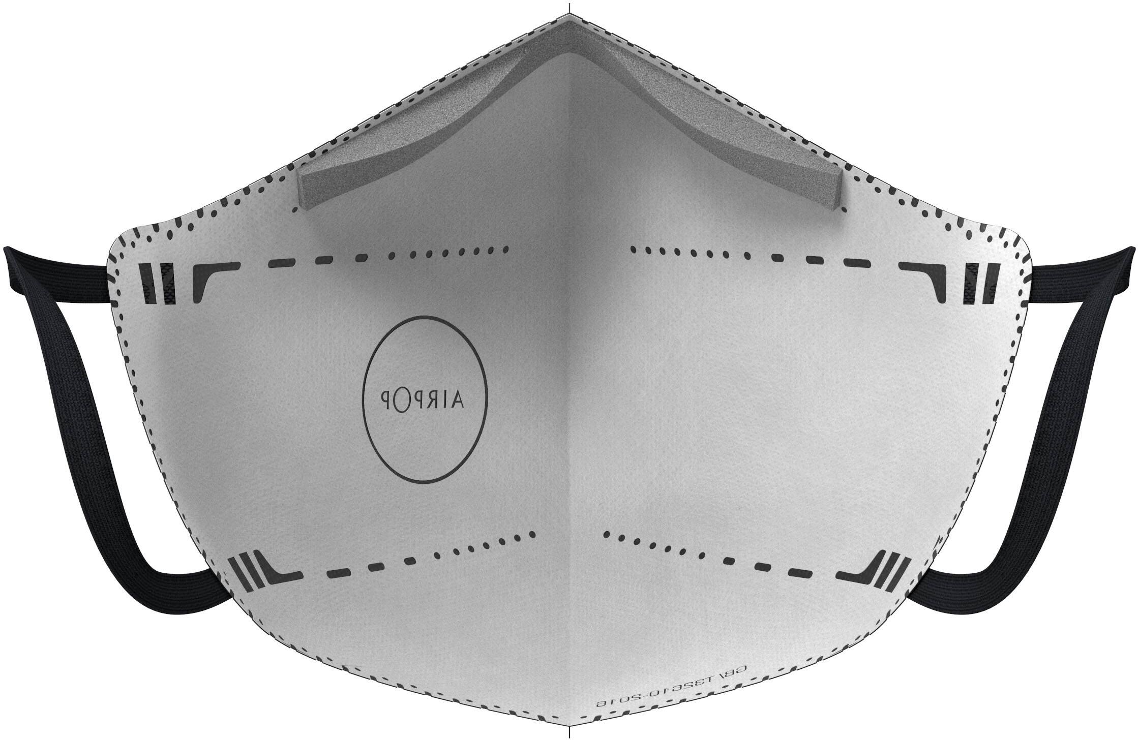 Alt View 16. AIRPOP - Pocket 2 Pack KN95 Masks - White.