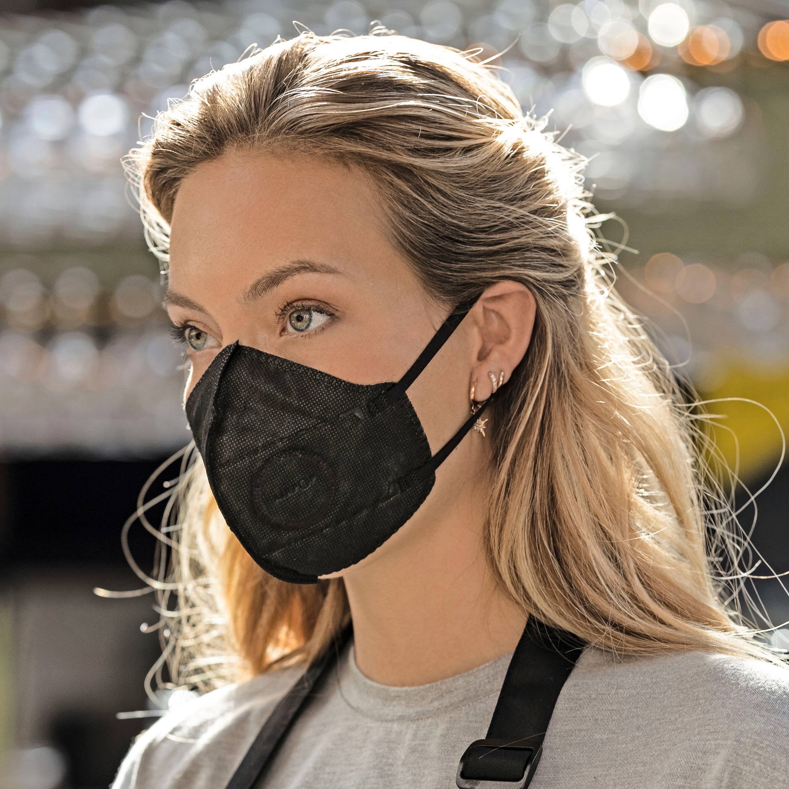 Alt View 17. AIRPOP - Pocket 2 Pack KN95 Masks - White.