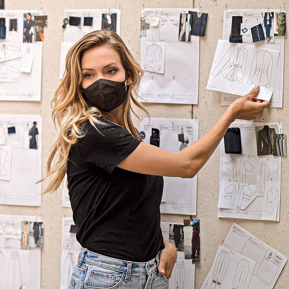 Alt View 18. AIRPOP - Pocket 2 Pack KN95 Masks - White.