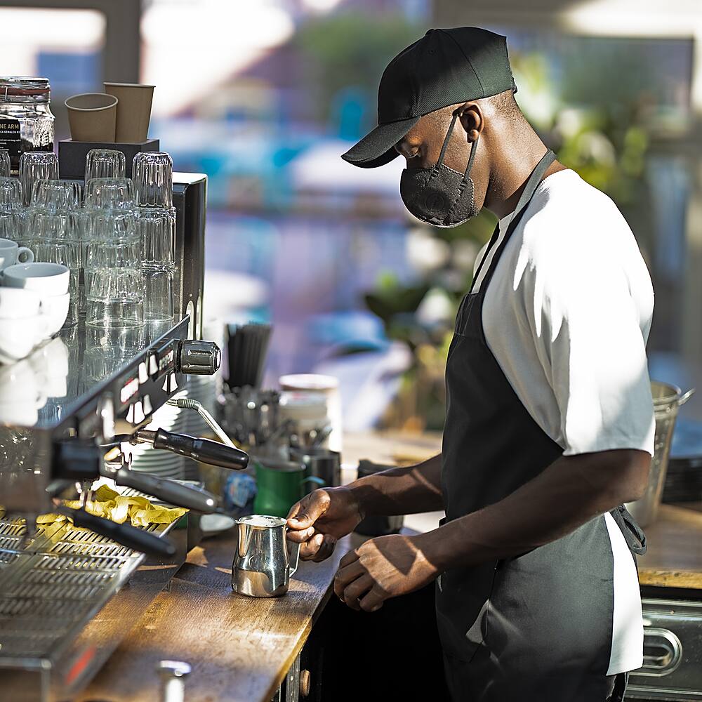 Alt View 22. AIRPOP - Pocket 2 Pack KN95 Masks - White.