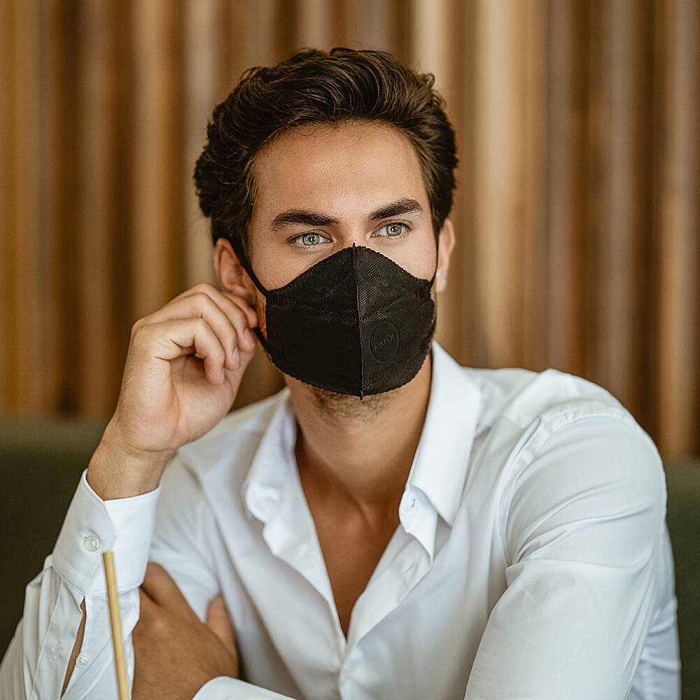 Alt View 24. AIRPOP - Pocket 2 Pack KN95 Masks - White.