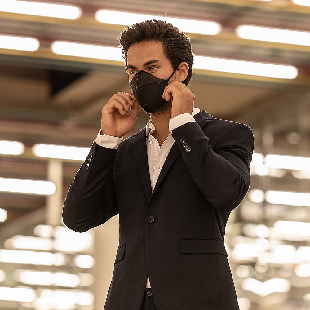 Alt View 25. AIRPOP - Pocket 2 Pack KN95 Masks - White.