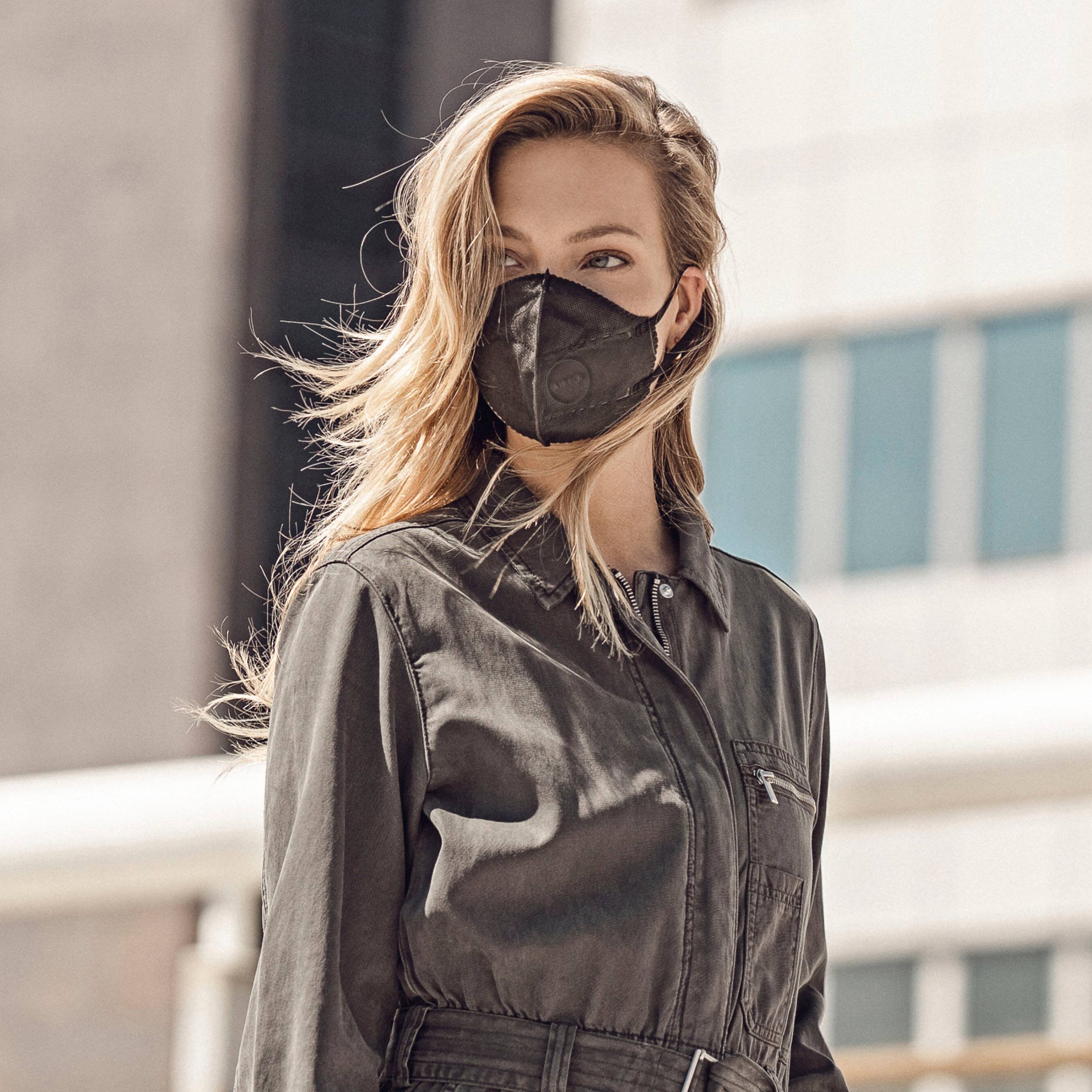 Alt View 26. AIRPOP - Pocket 2 Pack KN95 Masks - White.