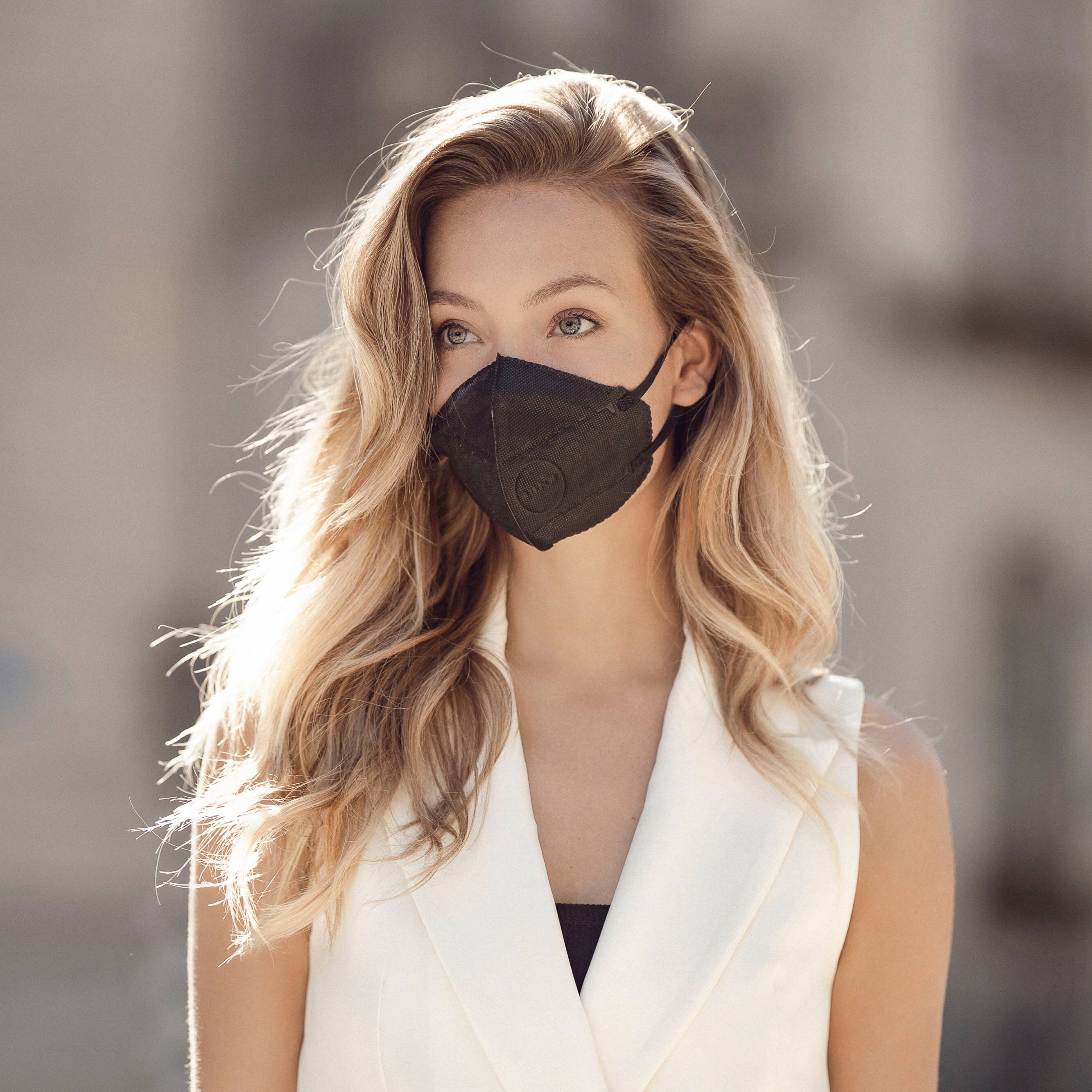 Alt View 31. AIRPOP - Pocket 2 Pack KN95 Masks - White.