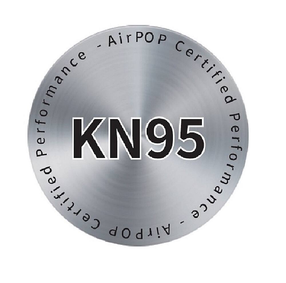 Alt View 32. AIRPOP - Pocket 2 Pack KN95 Masks - White.