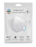 AIRPOP - Pocket 2 Pack KN95 Masks - White - Front_Zoom