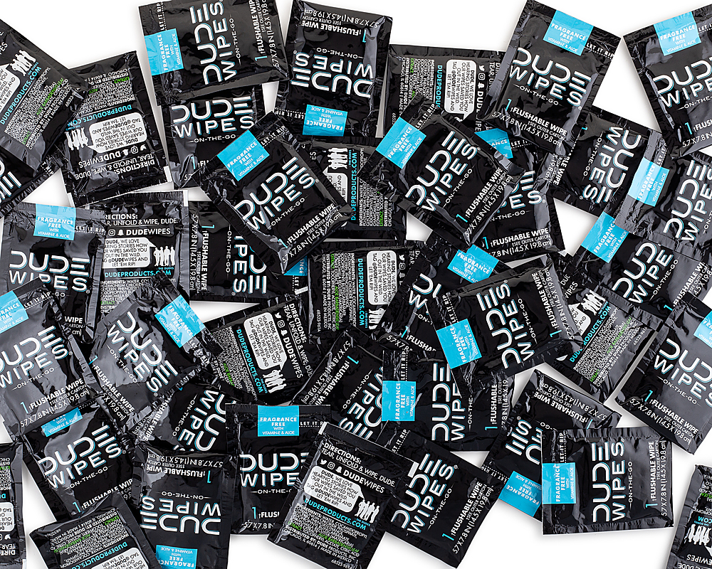 DUDE PRODUCTS Dude Wipes Dispenser Pack Flushable Cleaning Wipes  (144-Count) DW-CE-3 - The Home Depot