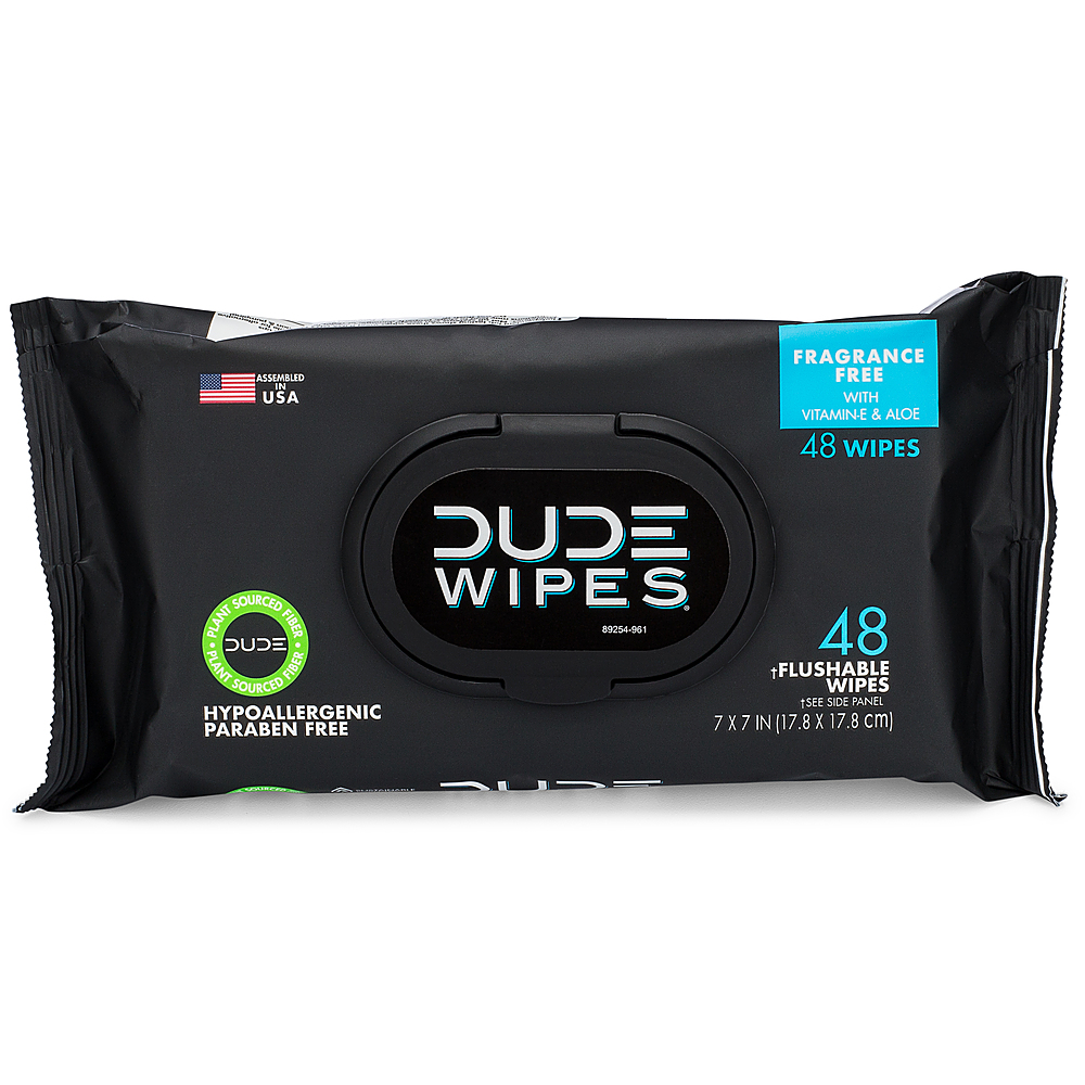 DUDE PRODUCTS - DUDE WIPES 48ct Dispenser Pack Flushable Wipes