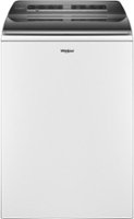 Whirlpool - 5.2-5.3 Cu. Ft. Smart Top Load Washer with 2 in 1 Removable Agitator - White - Front_Zoom