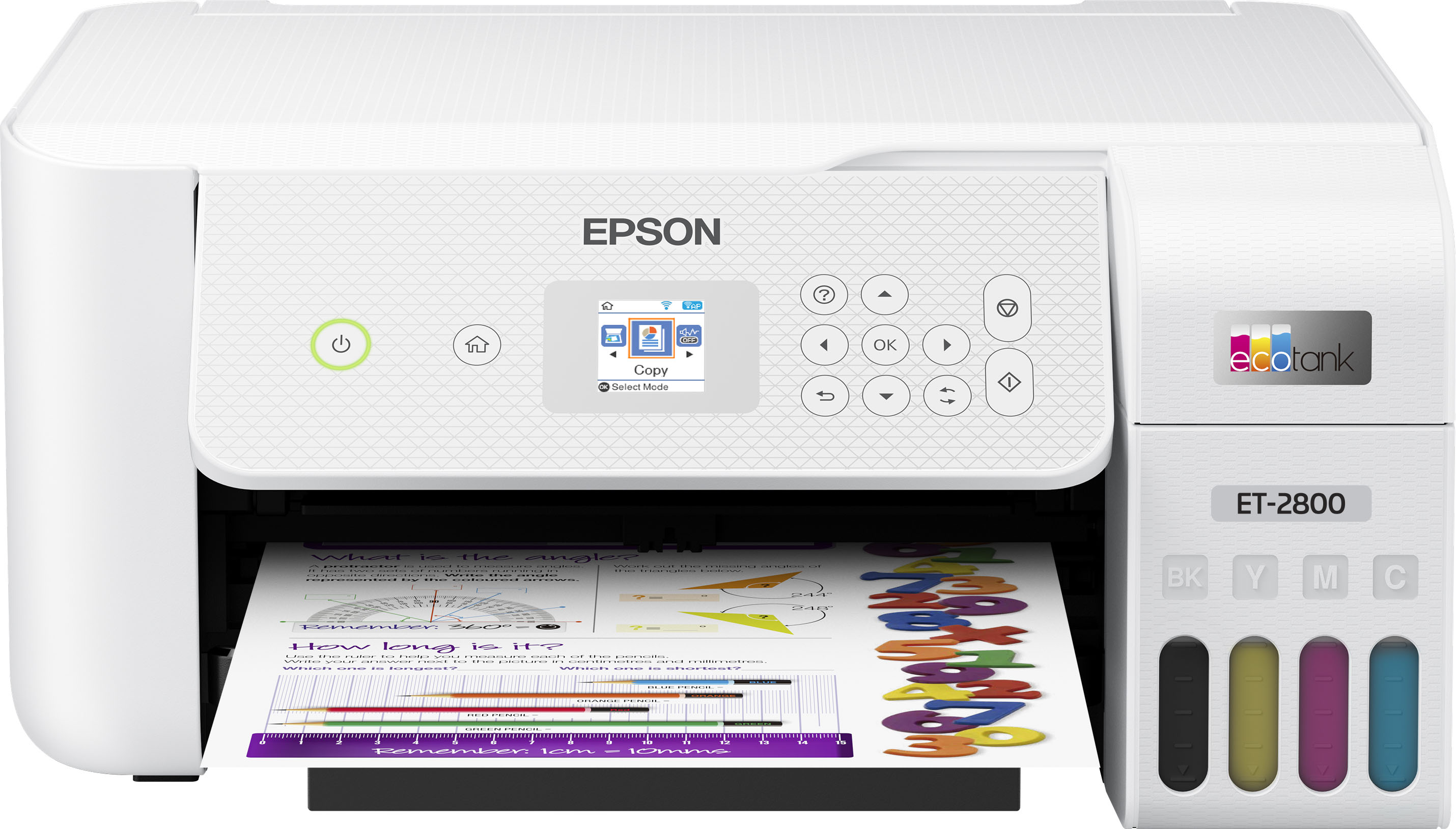 Ecotank Et-2803 Inkjet Printer, Copier, Scanner - White : Target