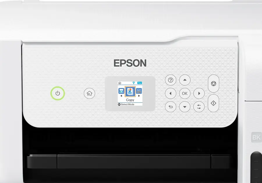 Alt View 21. Epson - EcoTank ET-2800 Wireless All-in-One Supertank Inkjet Printer - White.