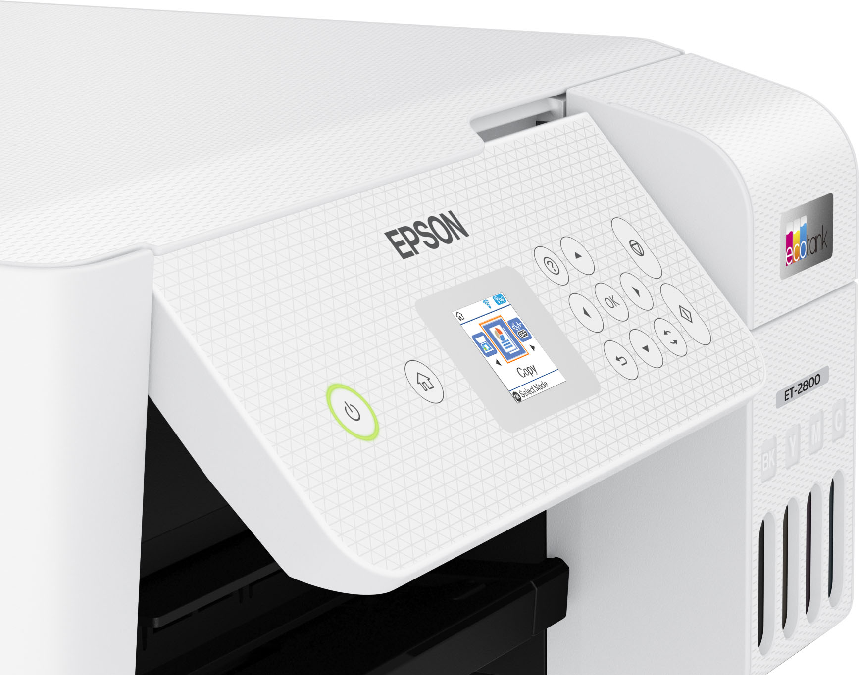 NEW Epson EcoTank ET-2810 Multifunction Printer Wireless White Compact  9314020633430
