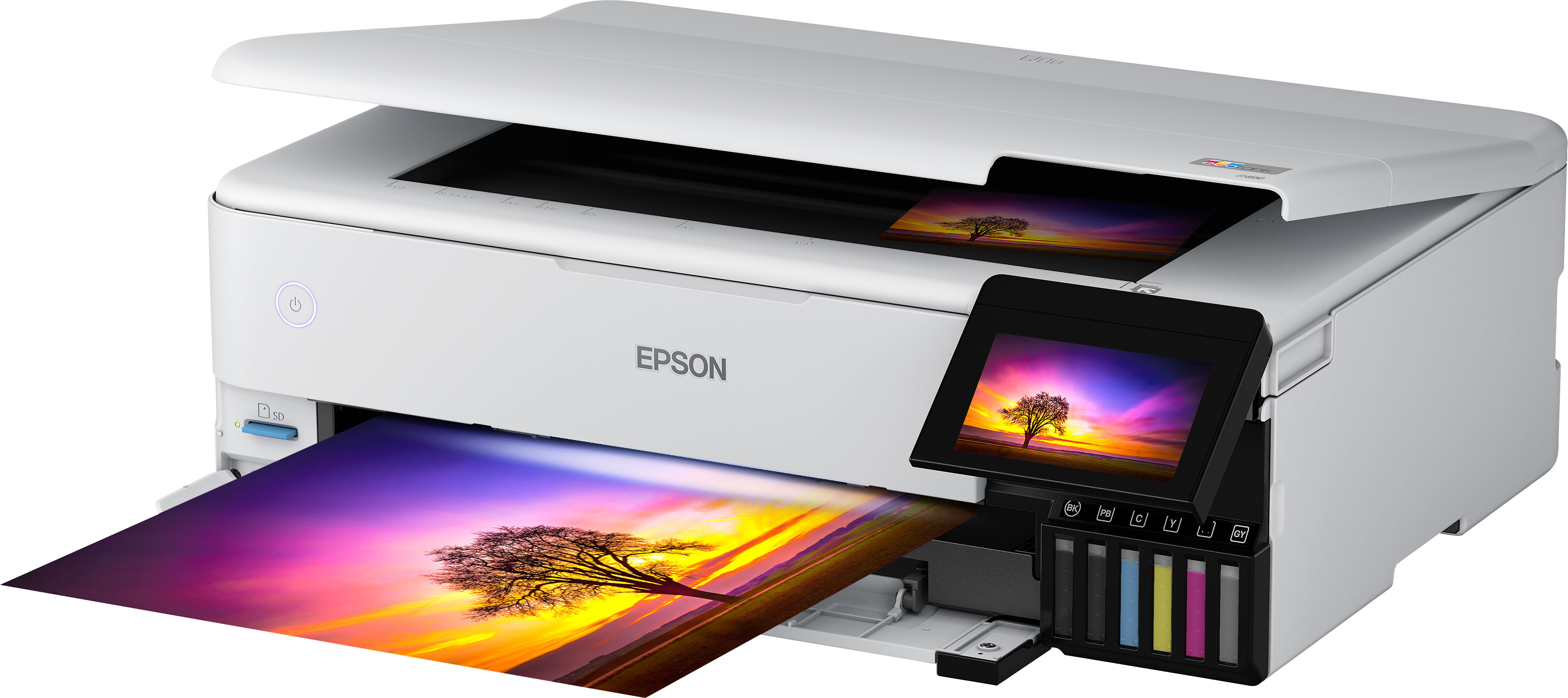 Epson EcoTank Photo ET-8550 All-in-One Wide-format Supertank Printer  C11CJ21201 - Best Buy