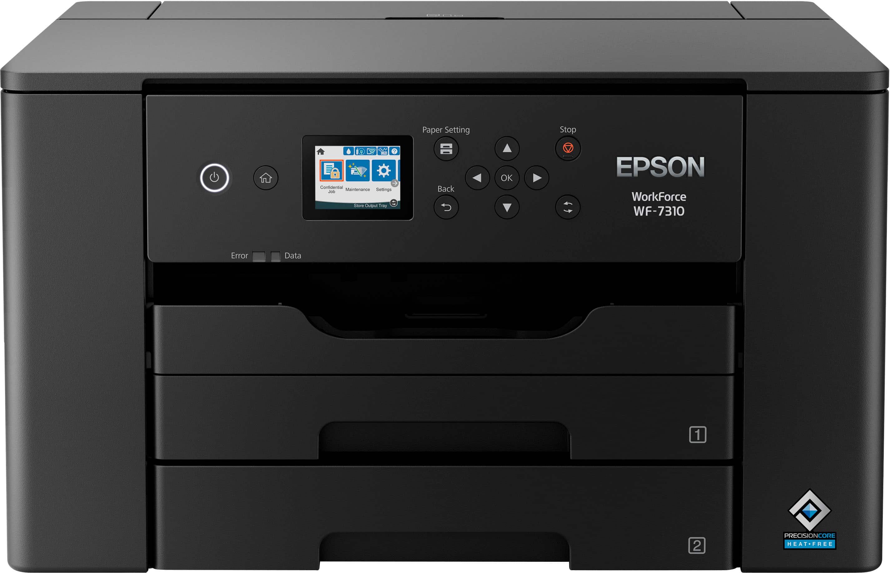 Alt View 17. Epson - WorkForce Pro WF-7310 Wireless Wide-Format Inkjet Printer - Black.