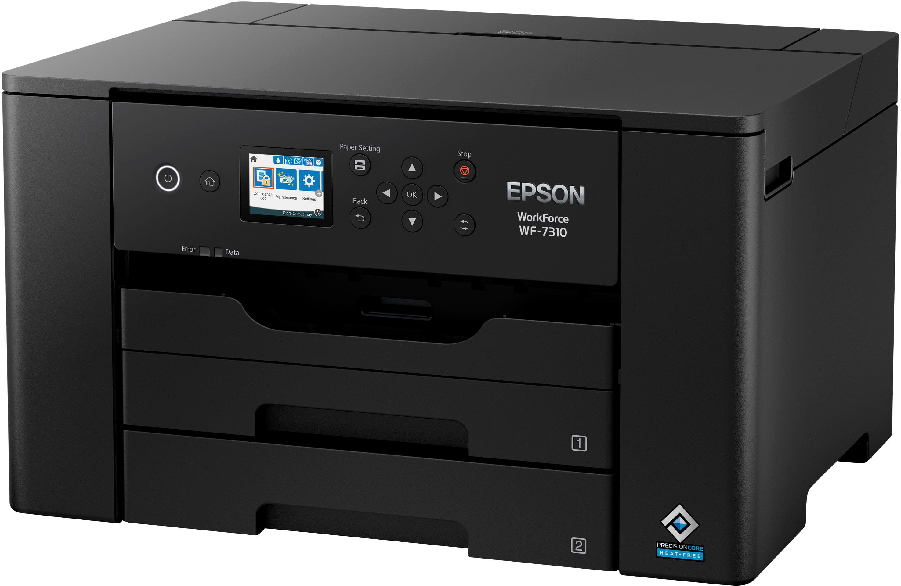 Alt View 19. Epson - WorkForce Pro WF-7310 Wireless Wide-Format Inkjet Printer - Black.