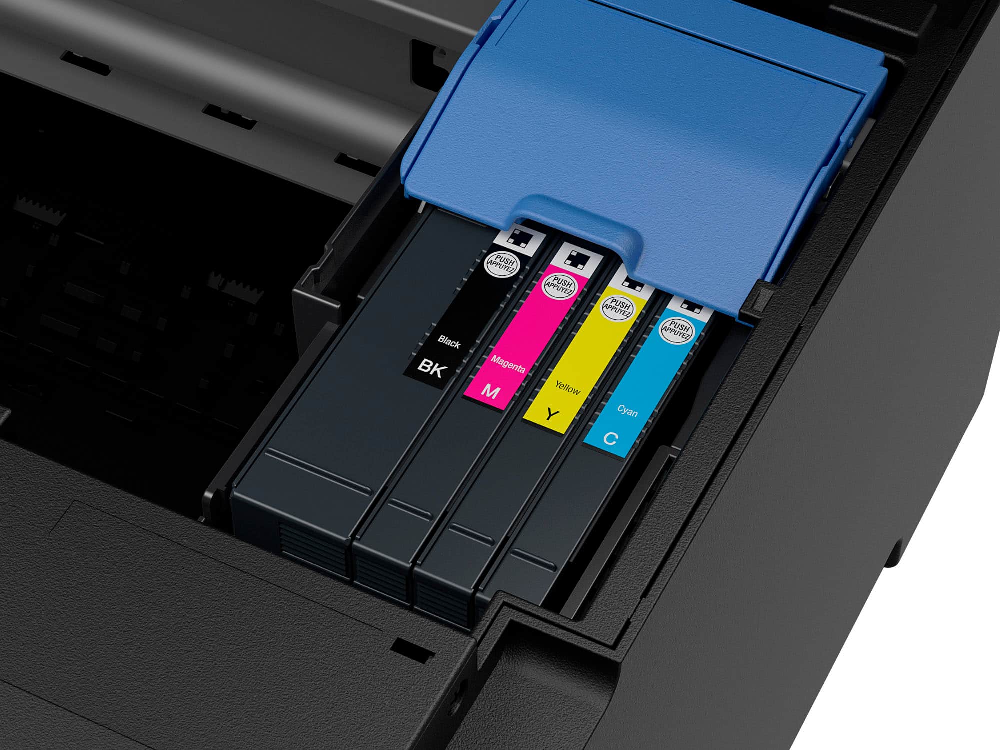 Alt View 21. Epson - WorkForce Pro WF-7310 Wireless Wide-Format Inkjet Printer - Black.