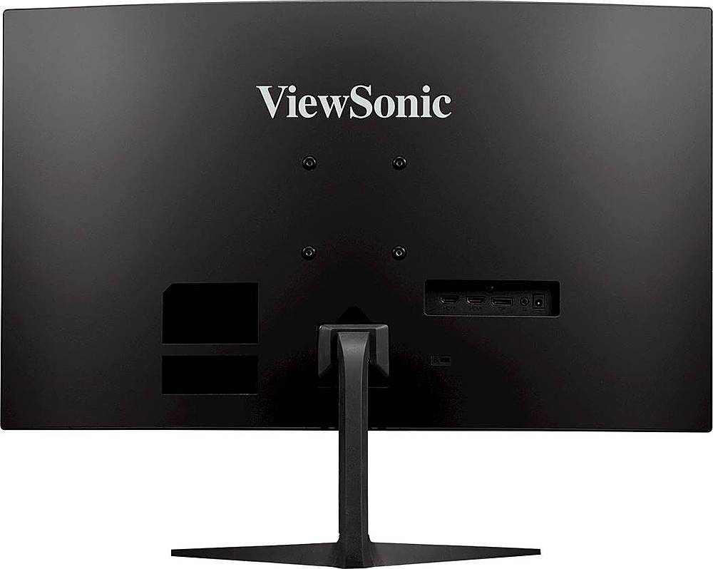 Back View: ViewSonic - OMNI VX2718-2KPC-MHD 27" LCD Curved QHD Adaptive Sync Gaming Monitor (DisplayPort and HDMI) - Black