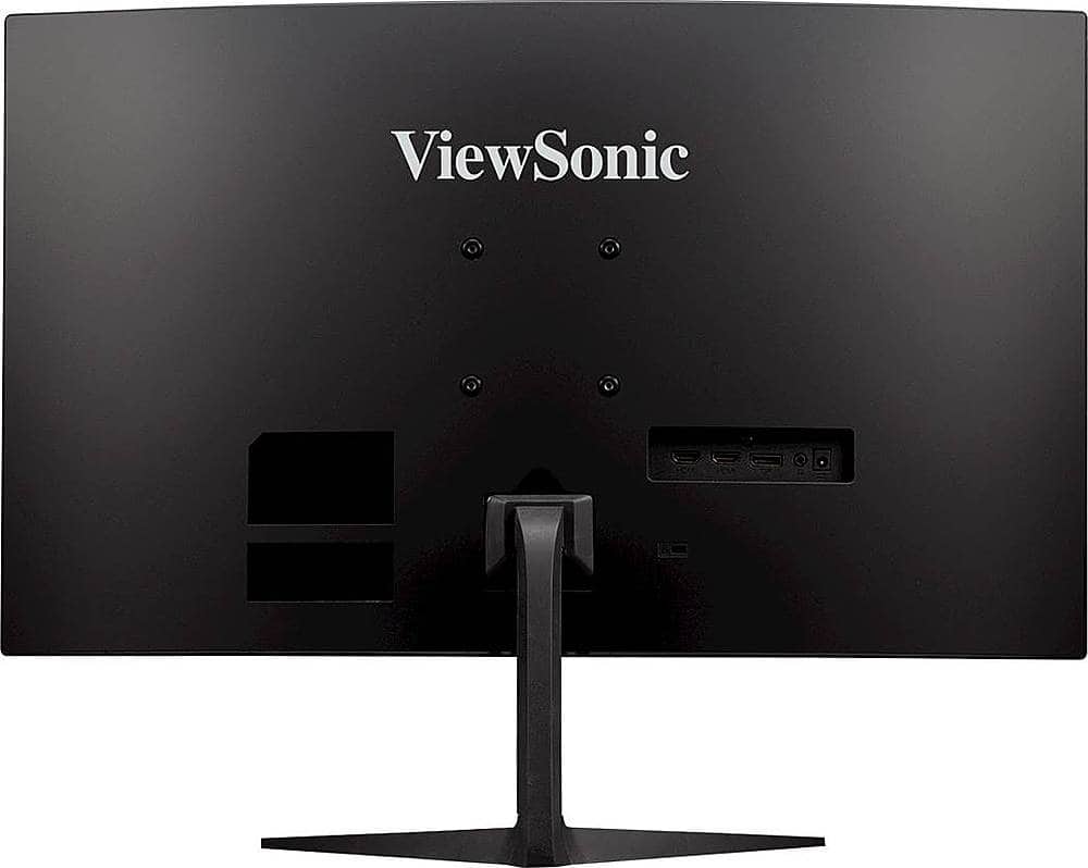 Back. ViewSonic - VX2718-2KPC-MHD 27" LCD Curved QHD Adaptive Sync Gaming Monitor (DisplayPort and HDMI) - Black.