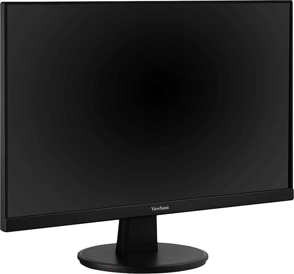 Angle View: Dell - 23.8" LCD FHD Monitor (DisplayPort,USB, HDMI) - Black, Silver