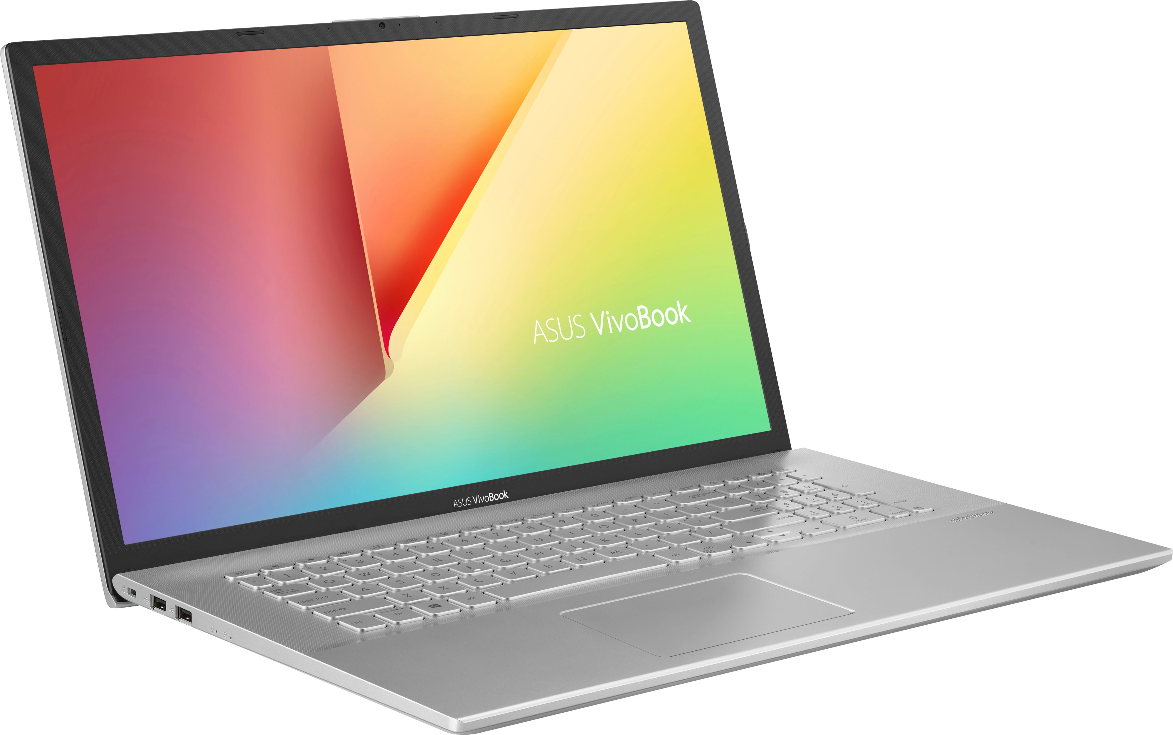 Angle View: ASUS - Vivobook 17.3" Laptop - Intel Core 10th Gen i5 - 12GB Memory - 1TB HDD