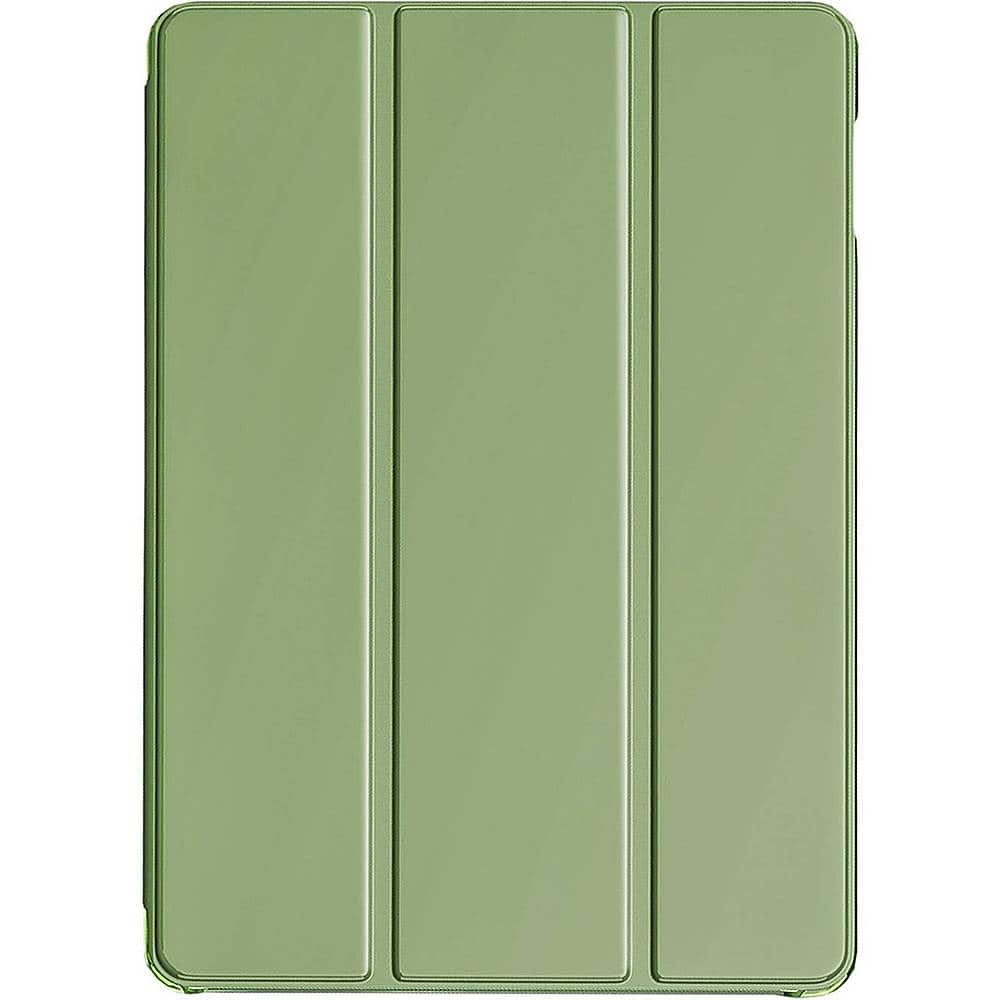 Front. SaharaCase - Tri-Fold Folio Case for Amazon Fire HD 10 (2021) - Olive Green.