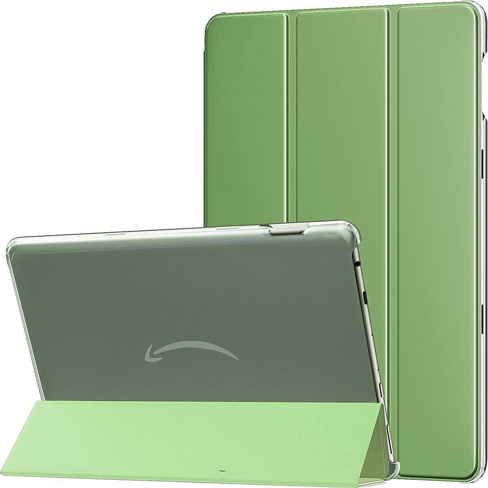 Alt View 11. SaharaCase - Tri-Fold Folio Case for Amazon Fire HD 10 (2021) - Olive Green.