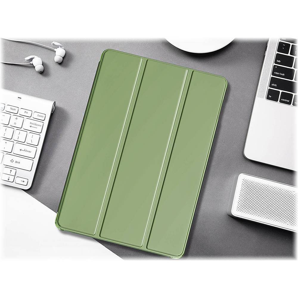 Alt View 16. SaharaCase - Tri-Fold Folio Case for Amazon Fire HD 10 (2021) - Olive Green.
