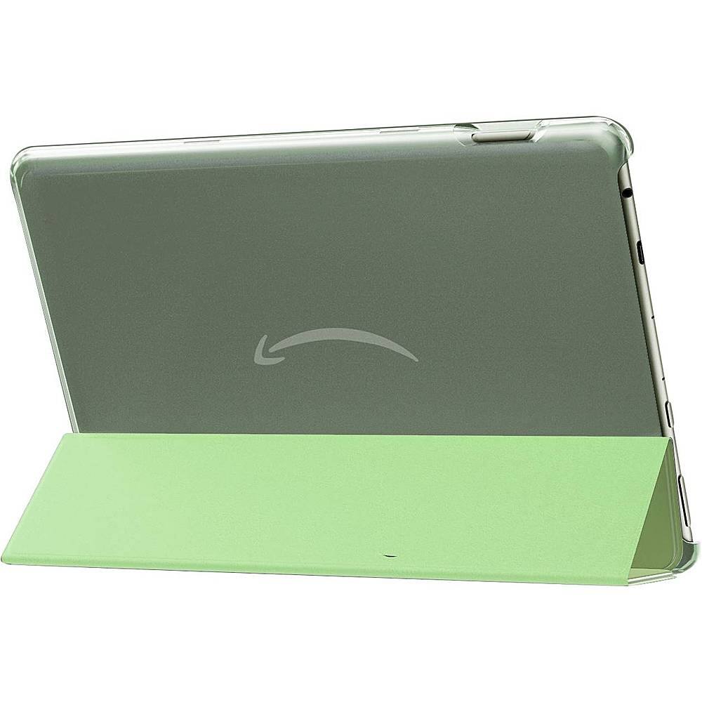 Left. SaharaCase - Tri-Fold Folio Case for Amazon Fire HD 10 (2021) - Olive Green.