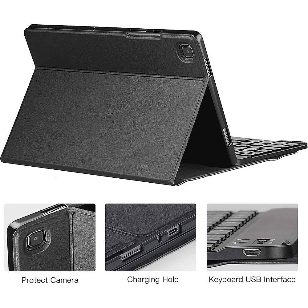 Alt View 14. SaharaCase - Keyboard Case for Samsung Galaxy Tab A7 Lite - Black.