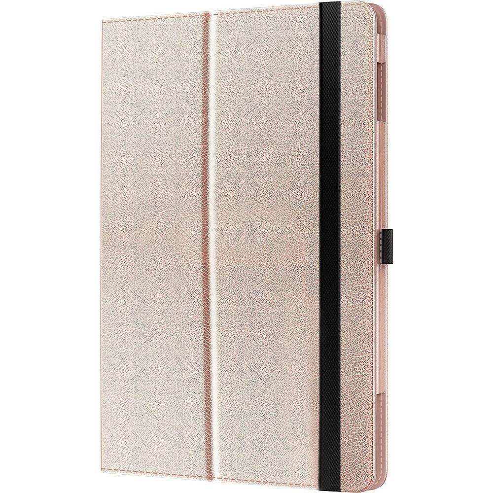 Left. SaharaCase - Bi-Fold Folio Case for Amazon Fire HD 10 (2021) - Rose Gold.