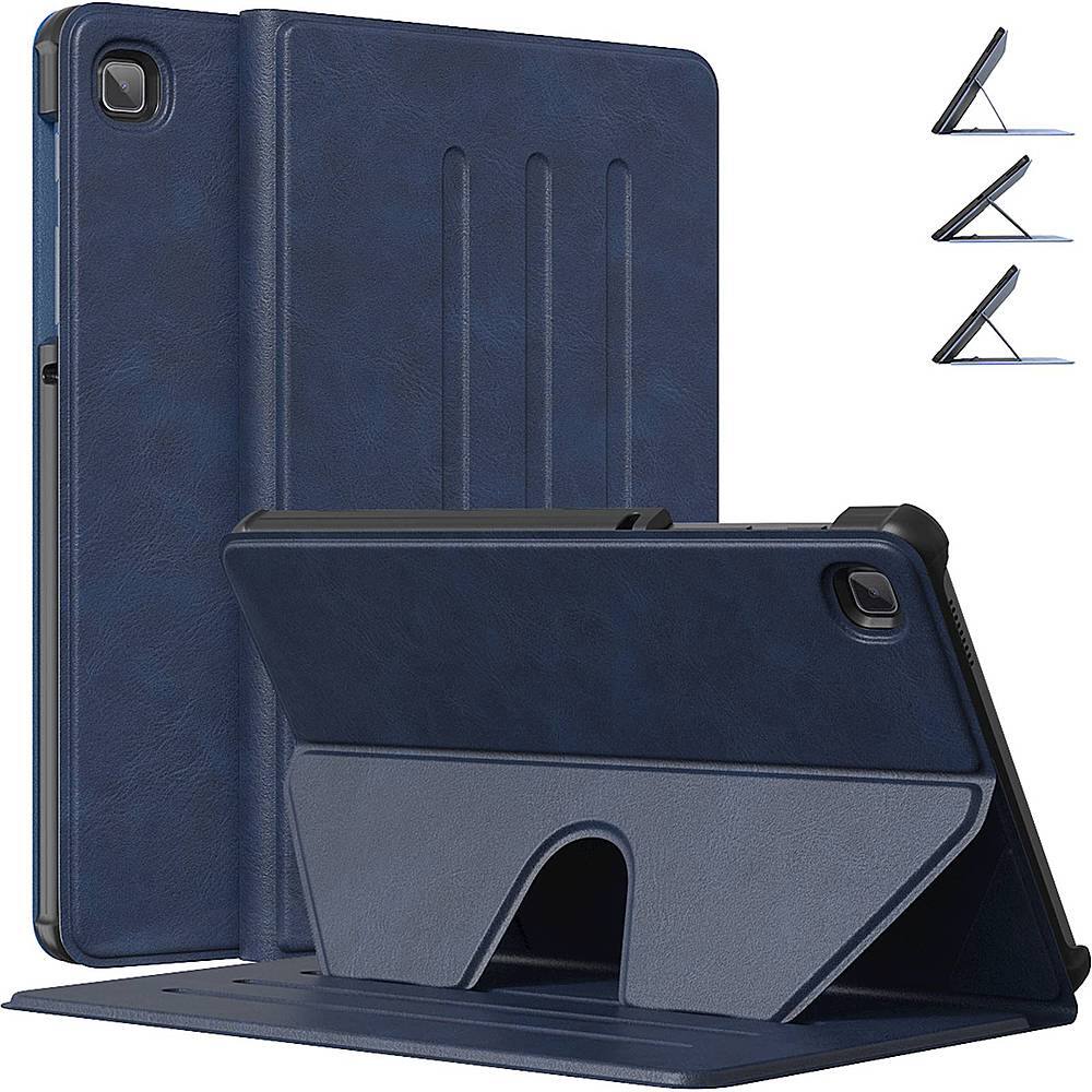 Alt View 12. SaharaCase - Multi-Angle Folio Case for Samsung Galaxy Tab A7 Lite - Blue.