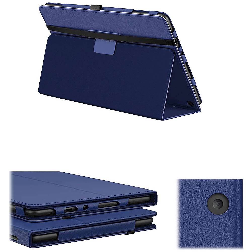 Alt View 16. SaharaCase - Bi-Fold Folio Case for Amazon Fire HD 10 (2021) - Blue.