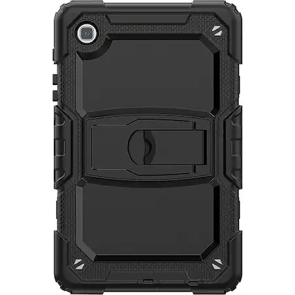 Front. SaharaCase - DEFENCE Series Case for Samsung Galaxy Tab A7 Lite - Black.