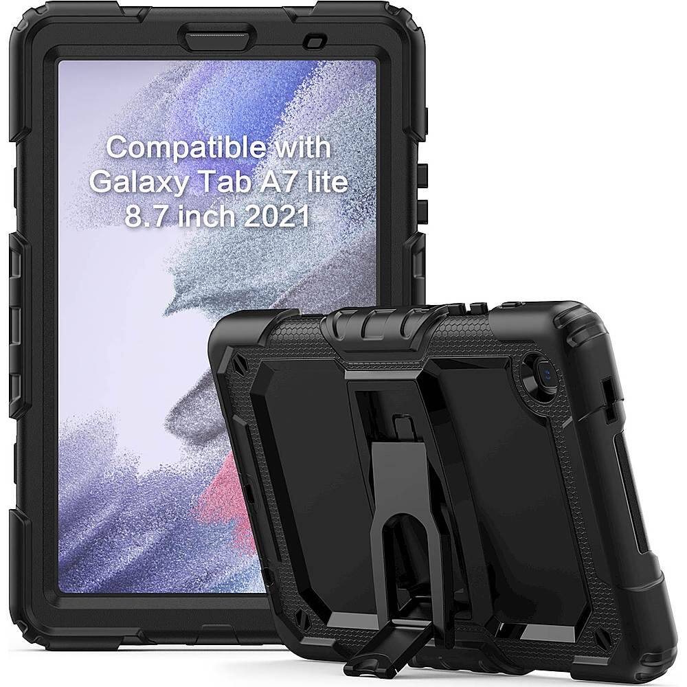 Alt View 11. SaharaCase - DEFENCE Series Case for Samsung Galaxy Tab A7 Lite - Black.