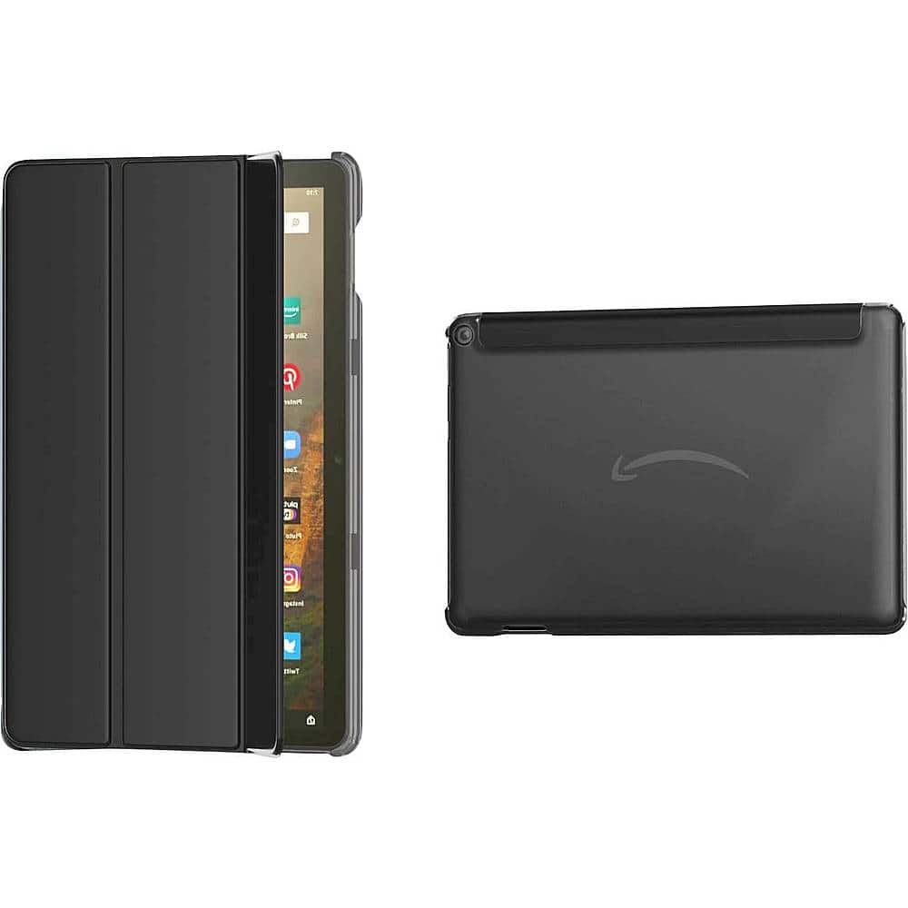 Alt View 14. SaharaCase - Tri-Fold Folio Case for Amazon Fire HD 10 (2021) - Black.