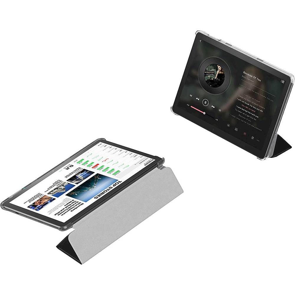 Alt View 15. SaharaCase - Tri-Fold Folio Case for Amazon Fire HD 10 (2021) - Black.