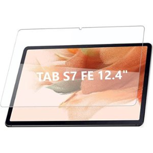 SaharaCase - ZeroDamage Tempered Glass Screen Protector for Samsung Galaxy Tab S7 FE - Clear