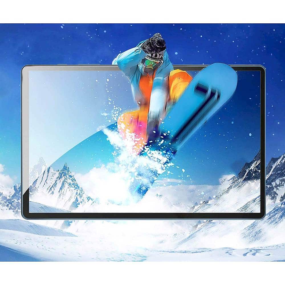 Alt View 11. SaharaCase - ZeroDamage Tempered Glass Screen Protector for Samsung Galaxy Tab S7 FE and Tab S8+ - Clear.