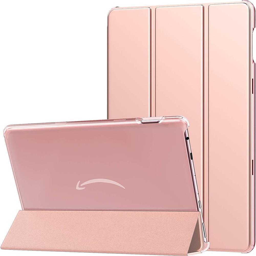 Alt View 11. SaharaCase - Tri-Fold Folio Case for Amazon Fire HD 10 (2021) - Pink.